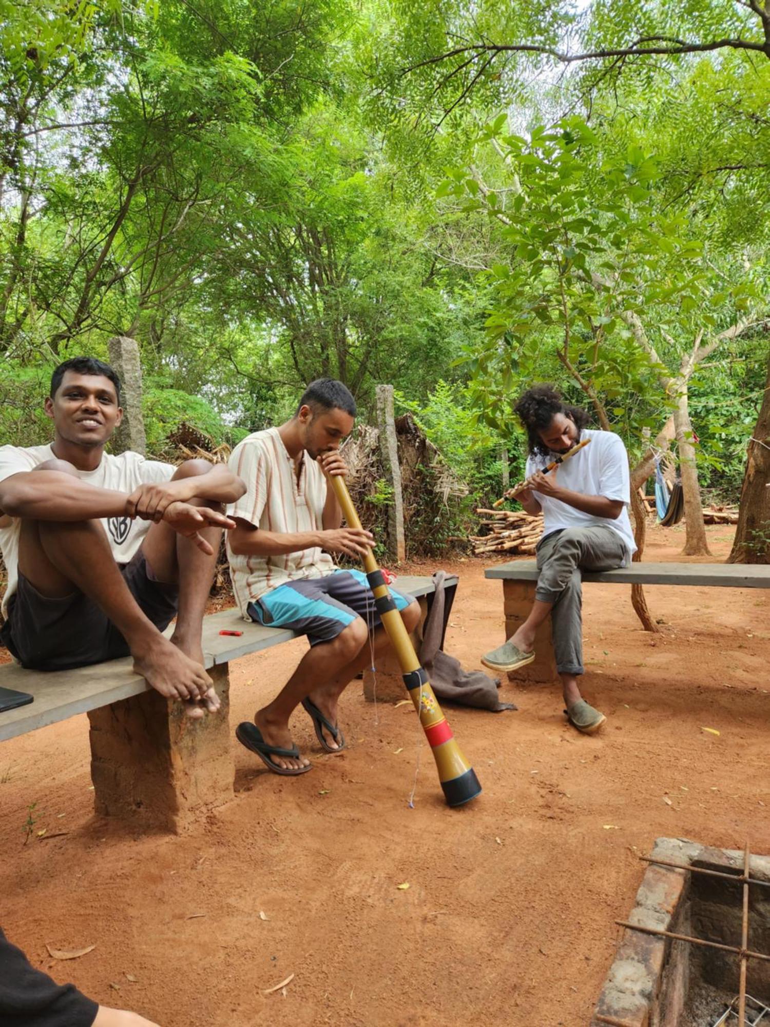 Nebula Nest Cafe & Hostel Auroville Exterior photo